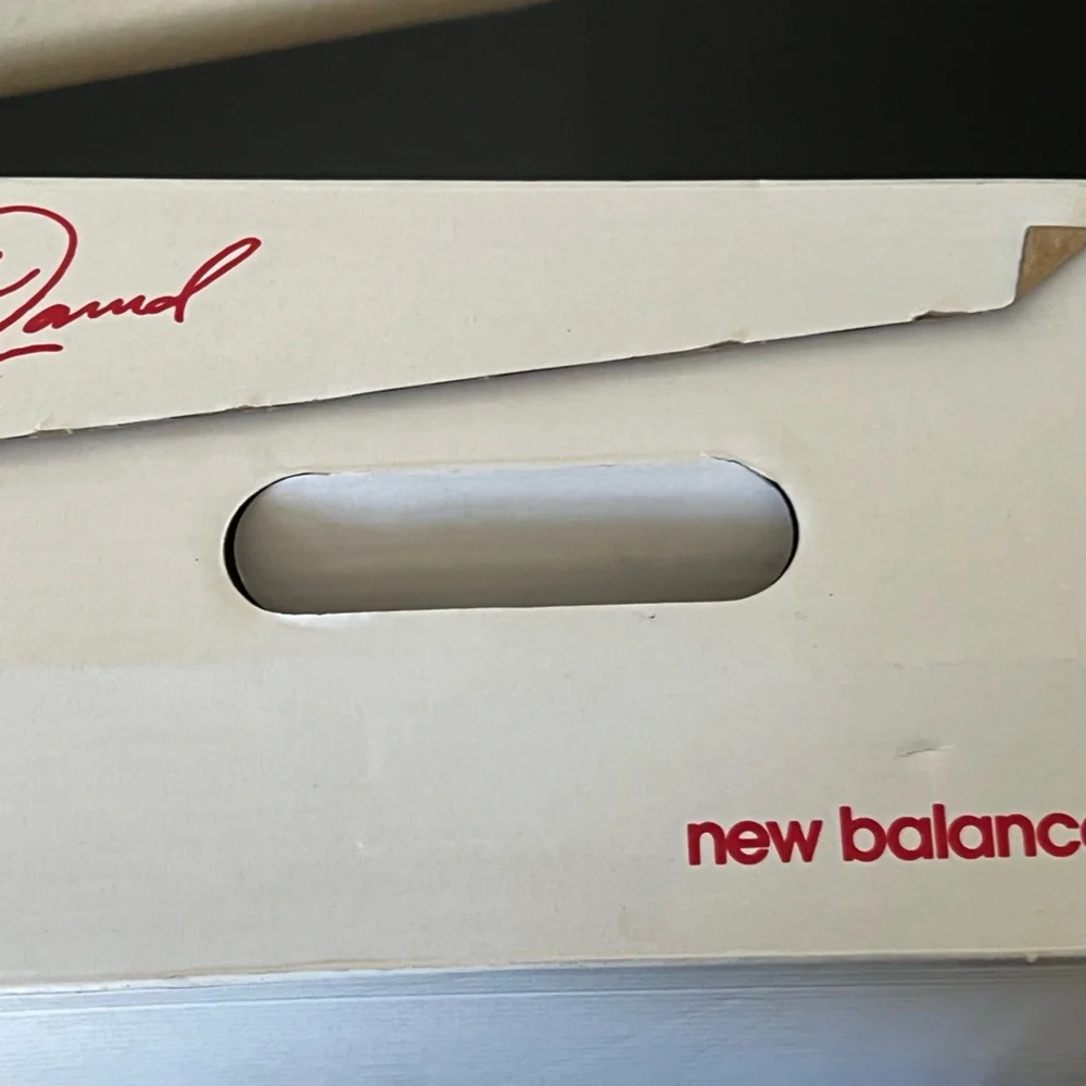 New Balance Red and Yellow Athletic Shoes with Chunky Sole - Picture 8 of 13